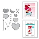 Gnome Drive Hearts for You Etched Dies from the Gnome Drive Collection