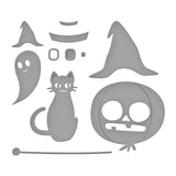 Gnome Drive Halloween Etched Dies from the Gnome Drive Collection