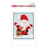 Santa Hugs Etched Dies from the Holiday Hugs Collection by Stampendous