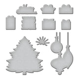 Retro Holiday Etched Dies by Simon Hurley