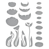 Fresh Picked Anemones Etched Dies from the Fresh Picked Collection