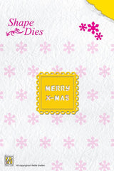 Shape Die Text - Merry Christmas