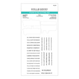 Snowflake Wishes Clear Stamp & Die Set from the Bibi's Snowflakes Collection by Bibi Cameron