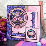 Stained Glass Florals Luxury Topper Collection