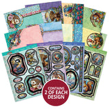 Stained Glass Wonderful Wildlife Luxury Topper Collection