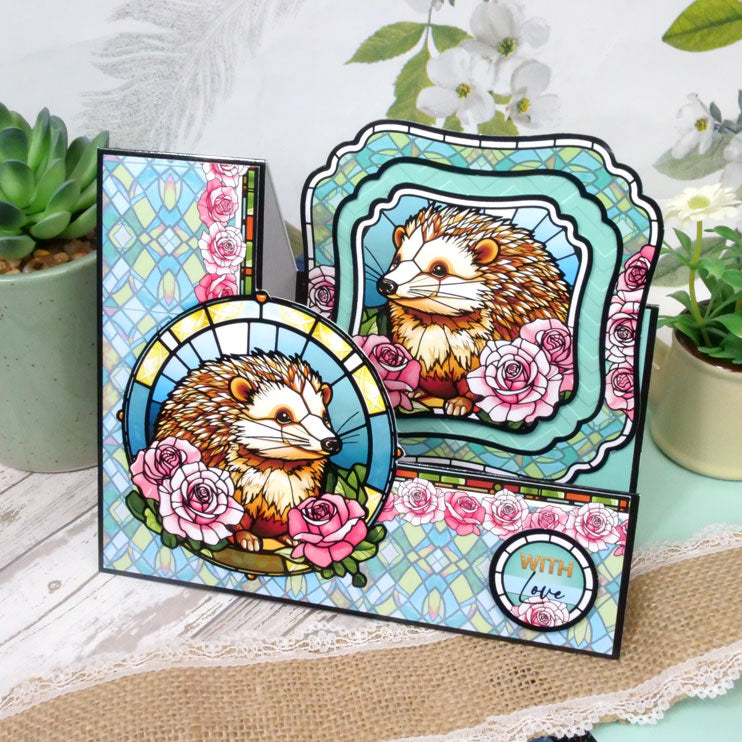 Stained Glass Wonderful Wildlife Luxury Topper Collection