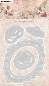 SL Cutting Die Roses Mini-Frame A Cat's Secret 9 Pieces