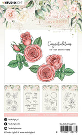 SL Clear Stamp Rose flower Another Love Story 105x148mm nr.1