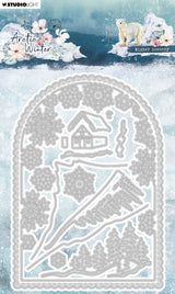 SL Cutting Dies Winter Scenery Artic Winter 100x143x1mm 14 PC nr.763