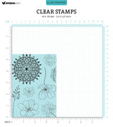 SL Clear Stamp Icy Florals Artic Winter 99x139x3mm 8 PC nr.583