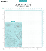 SL Clear Stamp Blooming Butterfly Blooming Butterfly 93x136x3mm 7 PC nr.357