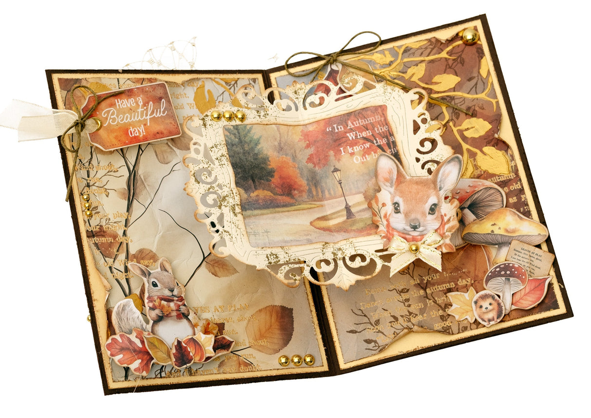 SL Designer Paper Pad Background Papers Charming Autumn 36 Sheets