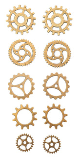 SL Metal Charms Gears Consumables 10 PC