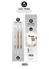 SL Gel Penns White, Gold and silver 0.6mm Essentials 8x154x9mm 3 Pieces