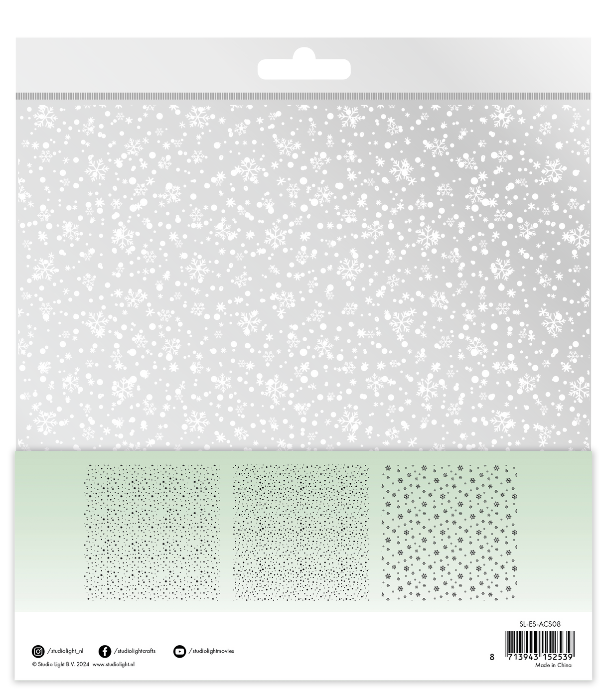 SL Acetate Sheet Snowflakes Essentials 6 SH