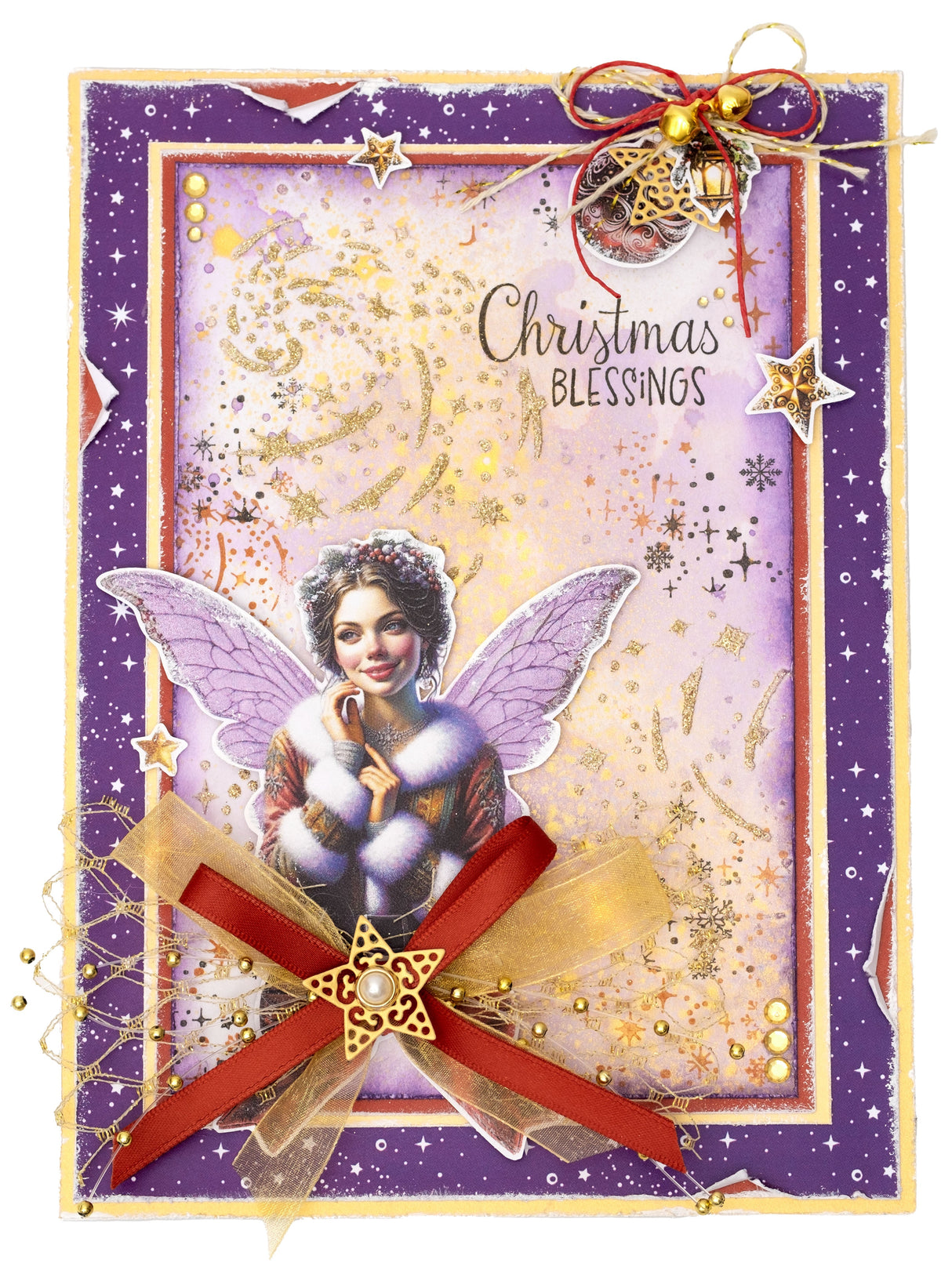 SL Pattern Paper Pad Fairy Christmas Essentials 36 Sheets