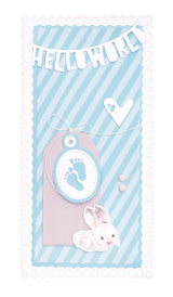 SL Cutting Die Hello World Essentials 105x148x1mm 1 PC nr.170