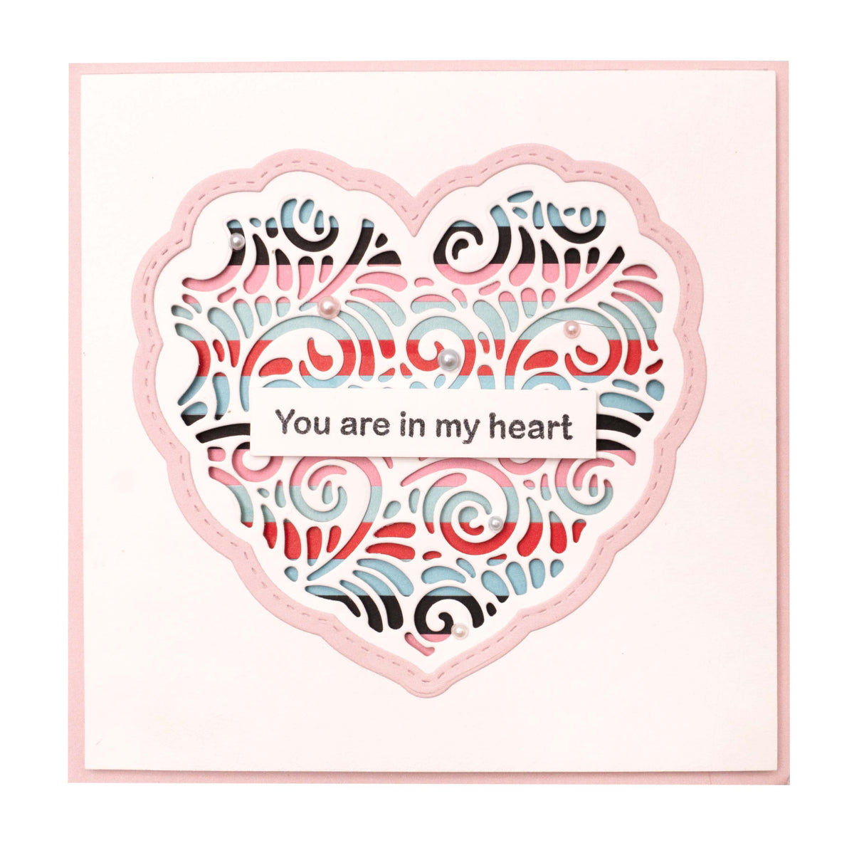 SL Cutting Die Romantic Heart Essentials 102x97x1mm 3 PC nr.220