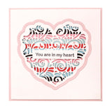 SL Cutting Die Romantic Heart Essentials 102x97x1mm 3 PC nr.220