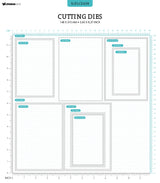 SL Cutting Dies Folded Card Rectangle Essentials 210x148x1mm 11 PC nr.438