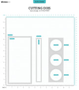SL Cutting Dies Slim+Circle Passe Partout Essentials 105x210x1mm 8 PC nr.444