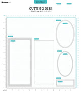 SL Cutting Dies Slim+Oval Passe Partout Essentials 105x210x1mm 9 PC nr.445
