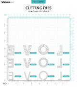 SL Cutting Die Love Essentials 100x100x1mm 12 PC nr.462