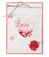 SL Cutting Die Floral Heart Frame Essentials 105x148x1mm 4 PC nr.465