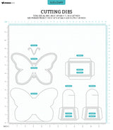 SL Cutting Die Butterfly Box Essentials 282x147x1mm 13 PC nr.499