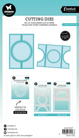 SL Cutting Dies Circle Shutter Card Essentials 148x210x1mm 13 PC nr.517