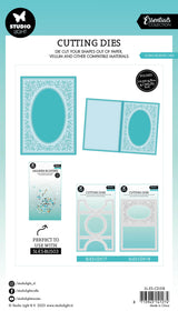 SL Cutting Dies Floral Border Card Essentials 148x210x1mm 8 PC nr.518