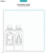 SL Cutting Die Deer Lantern Essentials 140x187x1mm 4 PC nr.561