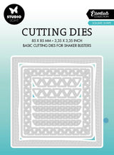 SL Cutting Die Square Shape Essentials 85x85x1mm 9 PC nr.577