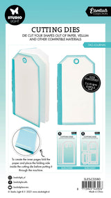 SL Cutting Die Tag Journal Essentials 98x140x1mm 7 PC nr.580