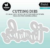 SL Cutting Die Thanks Essentials 105x100x1mm 2  PC  nr.711