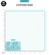 SL Cutting Die Hello Essentials 105x100x1mm 2  PC  nr.712