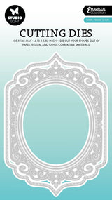 SL Cutting Dies Swirl Frame Shape Essentials 105x148x1mm 4 PC nr.714