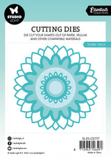 SL Cutting Dies Floral Circle Essentials 80x80x1mm 6 PC nr.717