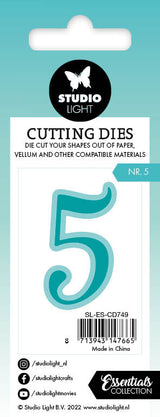 SL Cutting Dies NR. 5 Essentials 34x59x1mm 2 PC nr.749