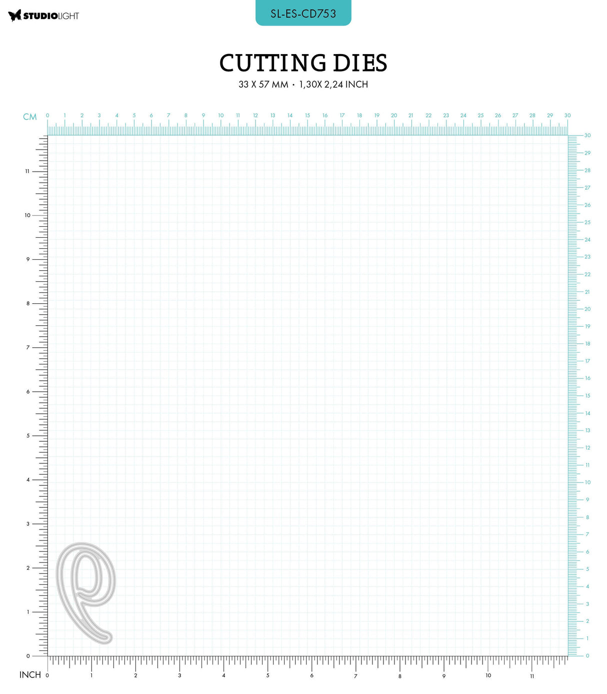 SL Cutting Dies NR. 9 Essentials 33x57x1mm 2 PC nr.753