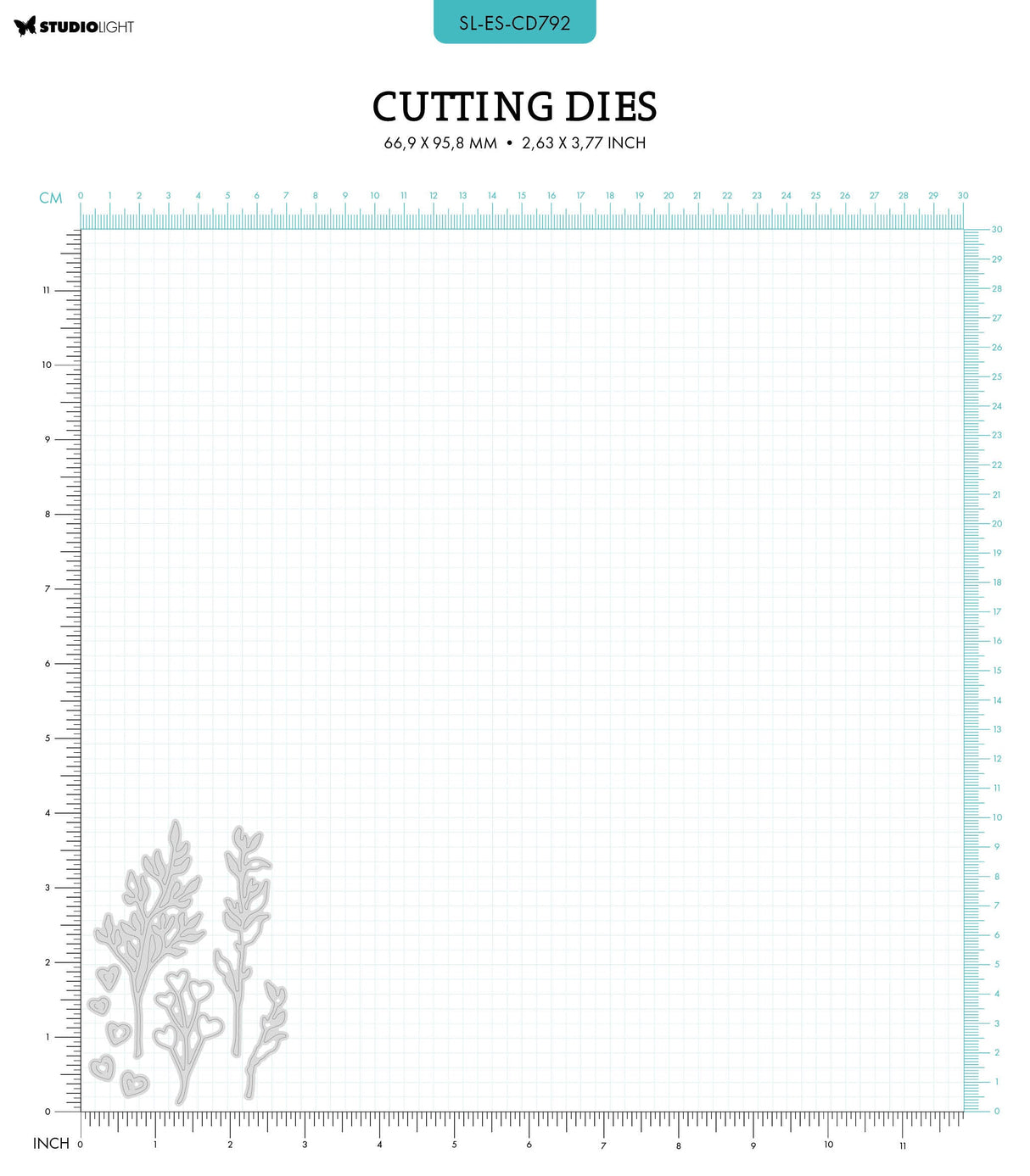 SL Cutting Die Branches Essentials 9 PC