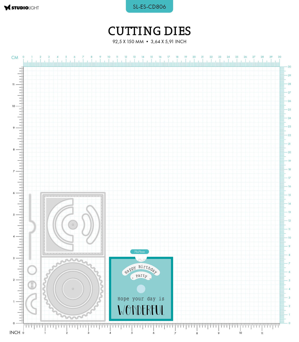 SL Cutting Dies Rotation Wheel Essentials 15 PC