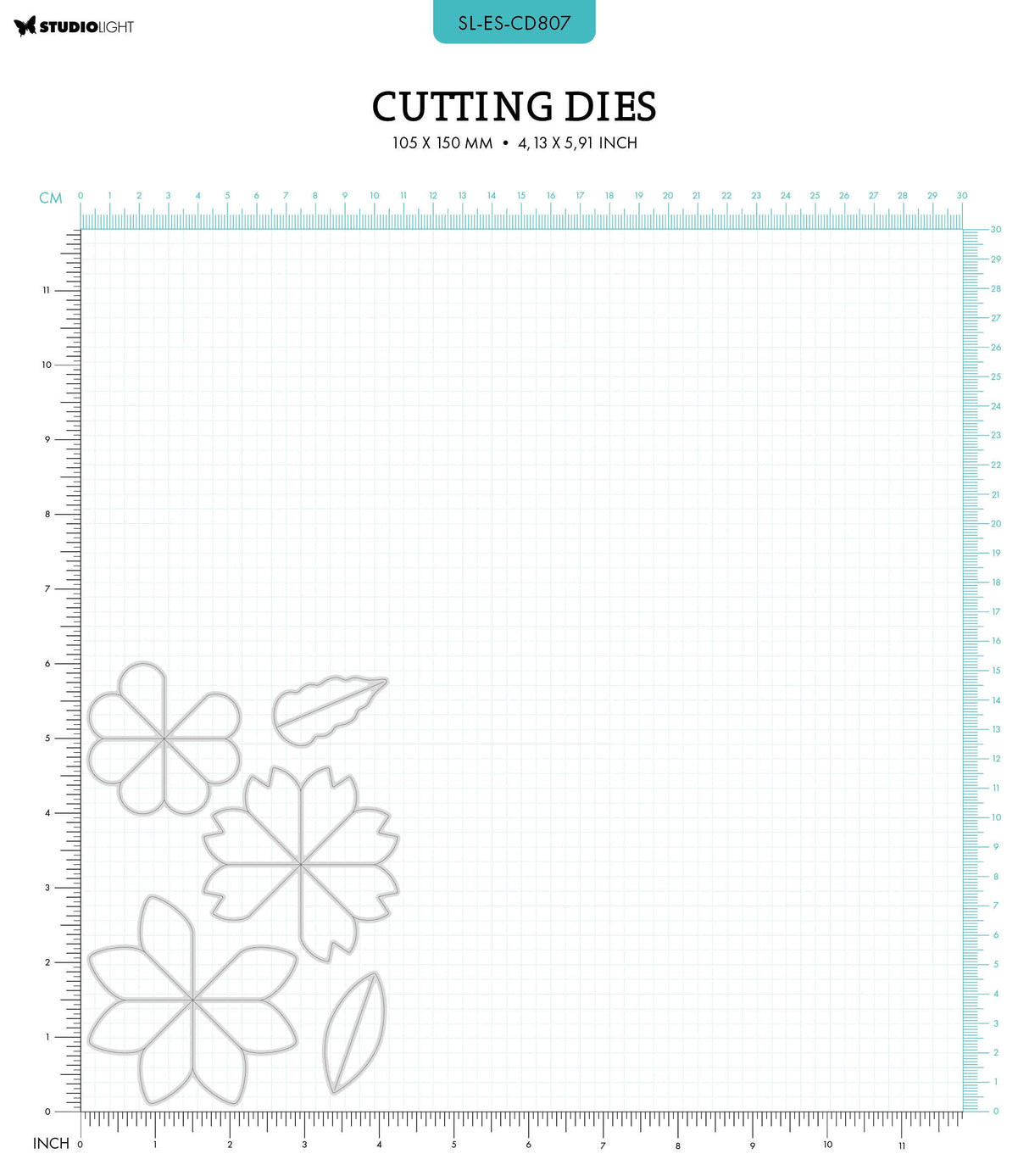 SL Cutting Dies Floral Pop-Up Essentials 5 PC
