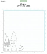 SL Cutting Dies Christmas Trees Essentials 8 PC