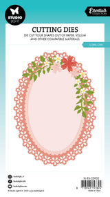 SL Cutting Die Floral Oval Essentials 10 PC