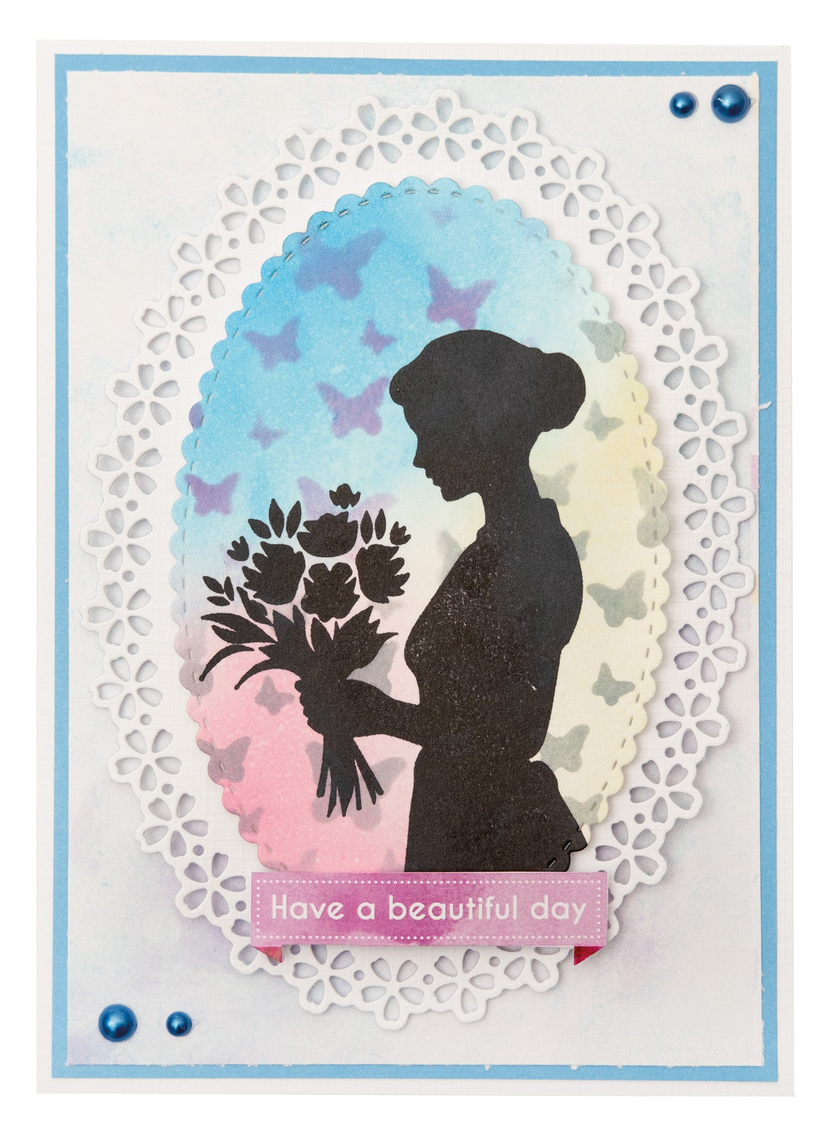 SL Cutting Die Floral Oval Essentials 10 PC