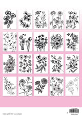 SL Coloring Pages Flowers Essentials 20 Sheets