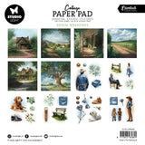 SL Collage Paper Pad Denim Weekends Essentials 203x203x5mm 24 Sheets