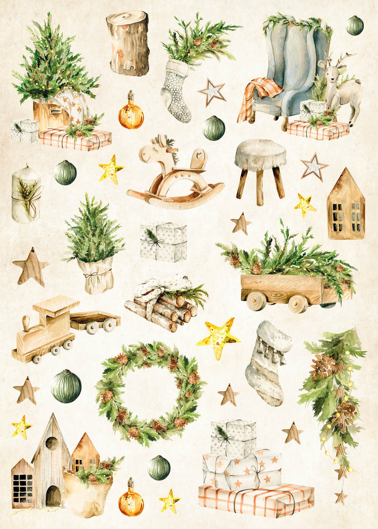 SL DIY Block Natural Christmas Essentials 297x210x9mm 32 SH nr.33