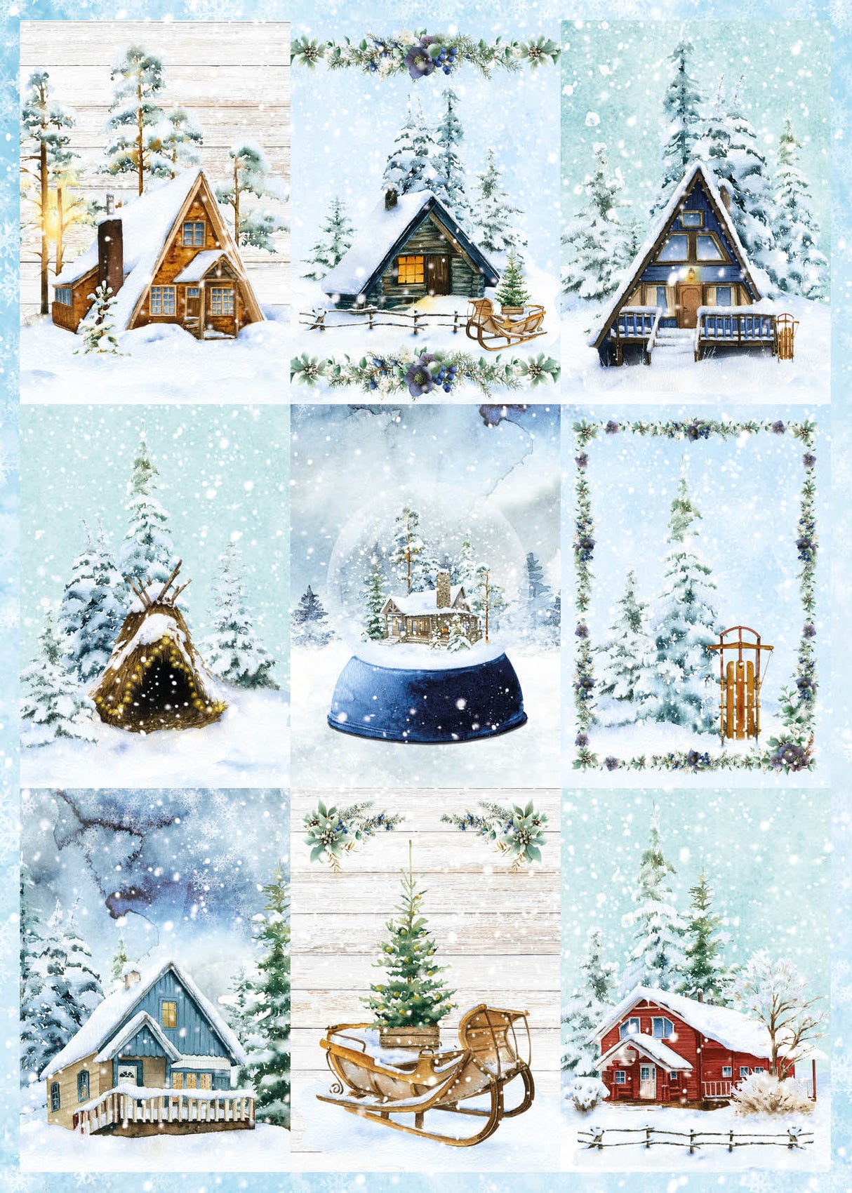 SL DIY Block Winter Scene Essentials 294x210x9mm 32 SH nr.60